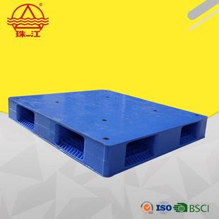 珠江牌1211-150平板双面卡板塑料托盘pp堆叠耐用储物