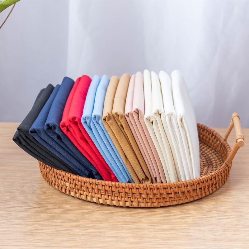 骨头搭架手工刺绣底布棉r细密硬挺帆布家居布艺刺绣底布DIY包布料