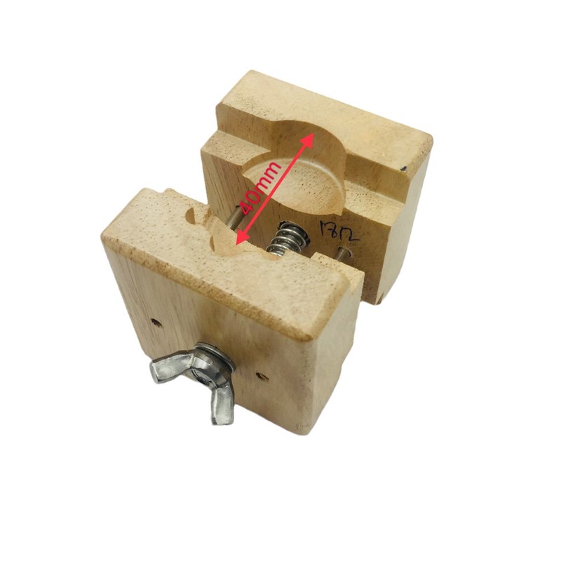 修表工具c/手表固定座/手表夹表座/木制夹表座/木座