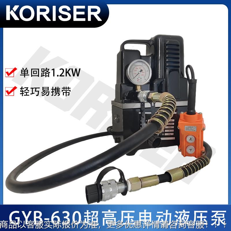 便携式GYB-630超小型油压泵 电动液压泵 超高压电动泵微型单回路