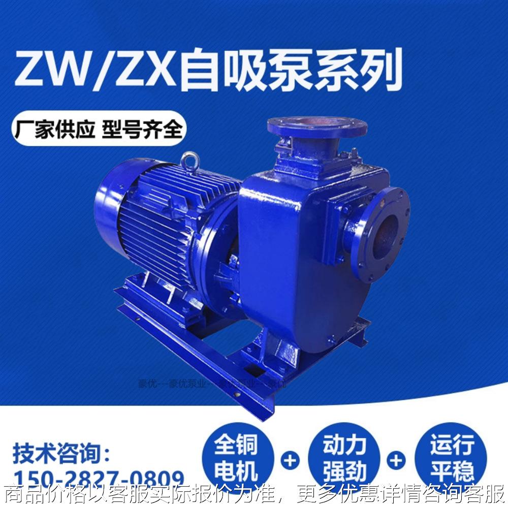 /不锈钢自吸泵排污无堵塞抽水泵防爆卧地式大流量管道增压泵