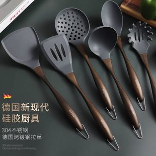 锅铲子炒菜 食品级硅胶铲家用不粘锅专用不伤锅耐温汤勺厨具套装