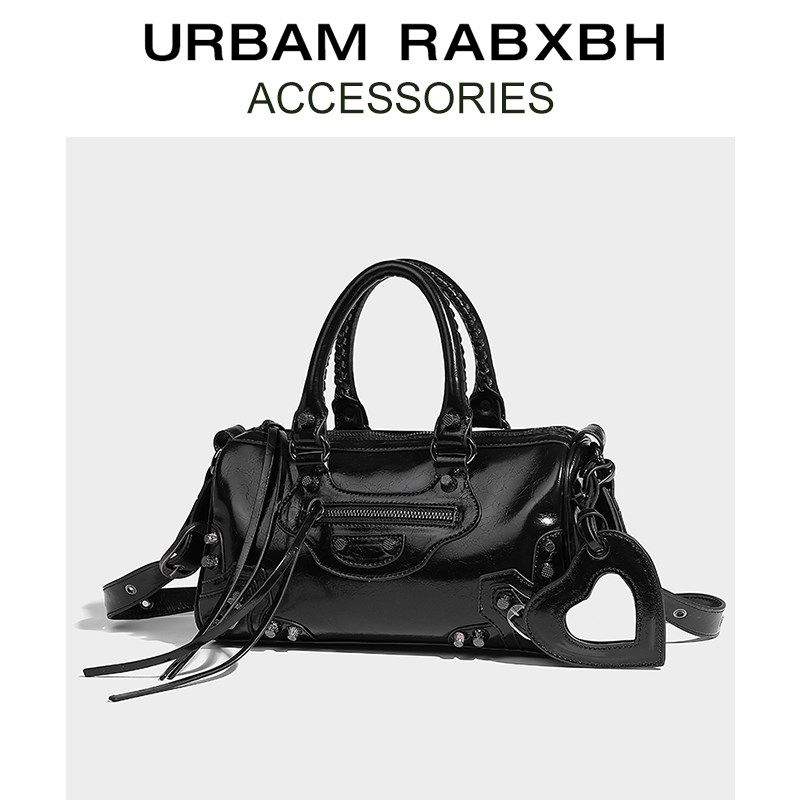 法式轻奢复古机h车包女2024新款铆钉辣妹小方包真皮时尚手提斜挎,箱包皮具/热销女包/男包,小方包,淘宝优惠券,粉丝福利购,淘宝优惠卷