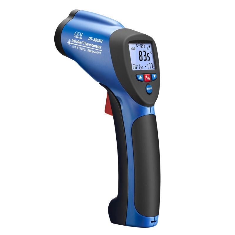 CEM华盛昌DT-8856H/8857H非接触式红外线测温仪1350°C红外温度计