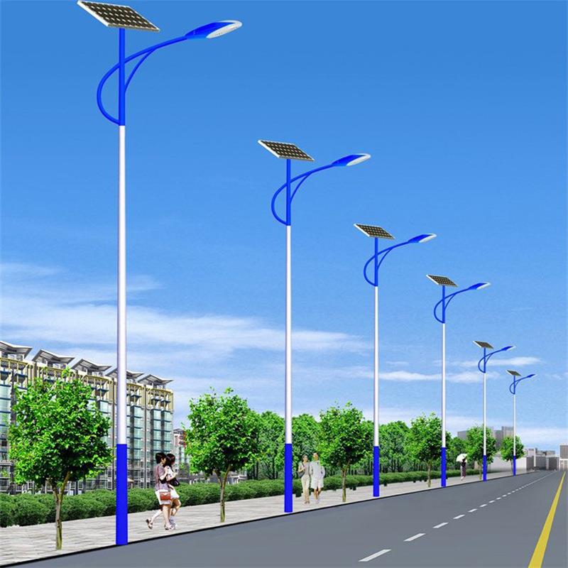 新农村太阳能路灯户外庭院灯6米一体化户外照明感应路灯厂家