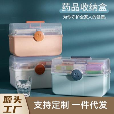 医药箱家用大容量医疗医护小型急救宿舍便携家庭装药物药品收纳盒