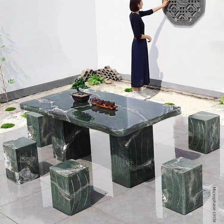 石桌天然石凳庭院花园套户外大理石茶几桌家庭石饰品,家居饰品,石雕,淘宝优惠券,粉丝福利购,淘宝优惠卷