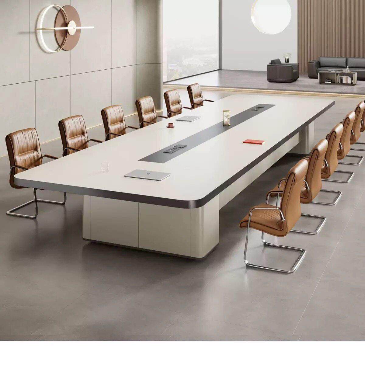 会议桌长桌简约现代长条桌洽谈桌培训桌会议室桌椅组合办公桌大型,商业/办公家具,会议桌,淘宝优惠券,粉丝福利购,淘宝优惠卷