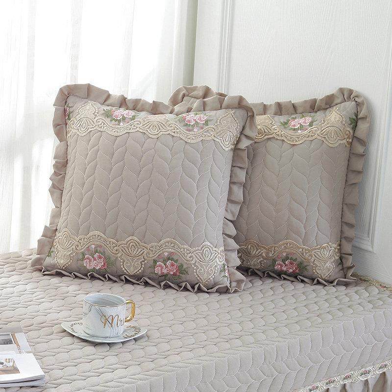 沙发抱枕椅子靠枕床头靠垫套时尚简约刺绣抱枕客厅靠背枕套方形
