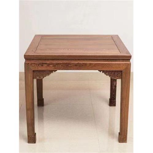鸡翼木餐桌方形中式实木餐桌椅组合红木方桌棋牌桌彷古八仙桌
