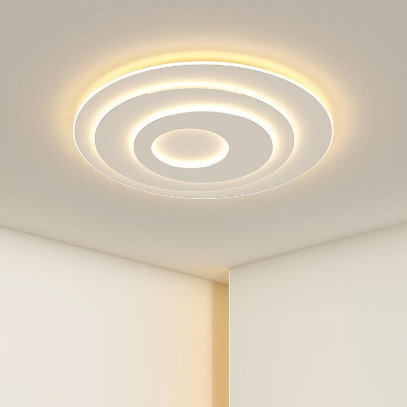 客厅吸顶灯极简创意大气欧餐厅灯具现代简约几何圆形卧室书房灯具
