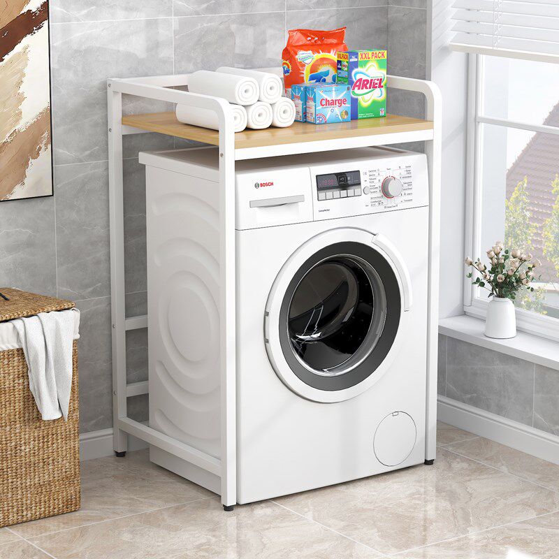 洗衣机置物架上方架子落地滚筒专用双层阳台卫生间浴室收纳储物架