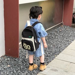 幼儿园儿童潮酷书包小学生时x尚男童宝宝双肩包女孩洋气外出背包