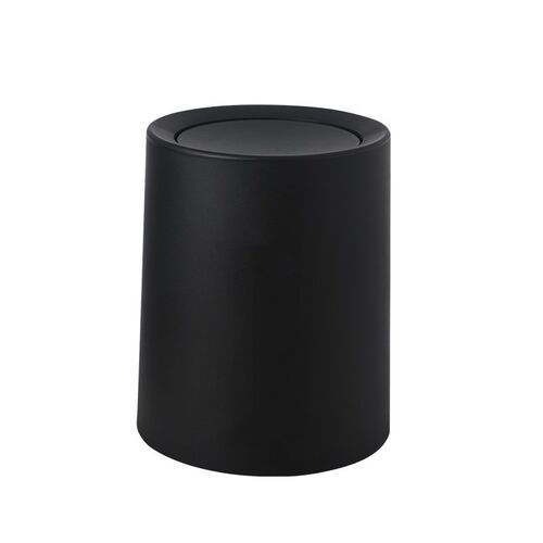 北欧风摇盖圆形垃圾桶家用客厅厨房简约创意卫生间办公室日式双层