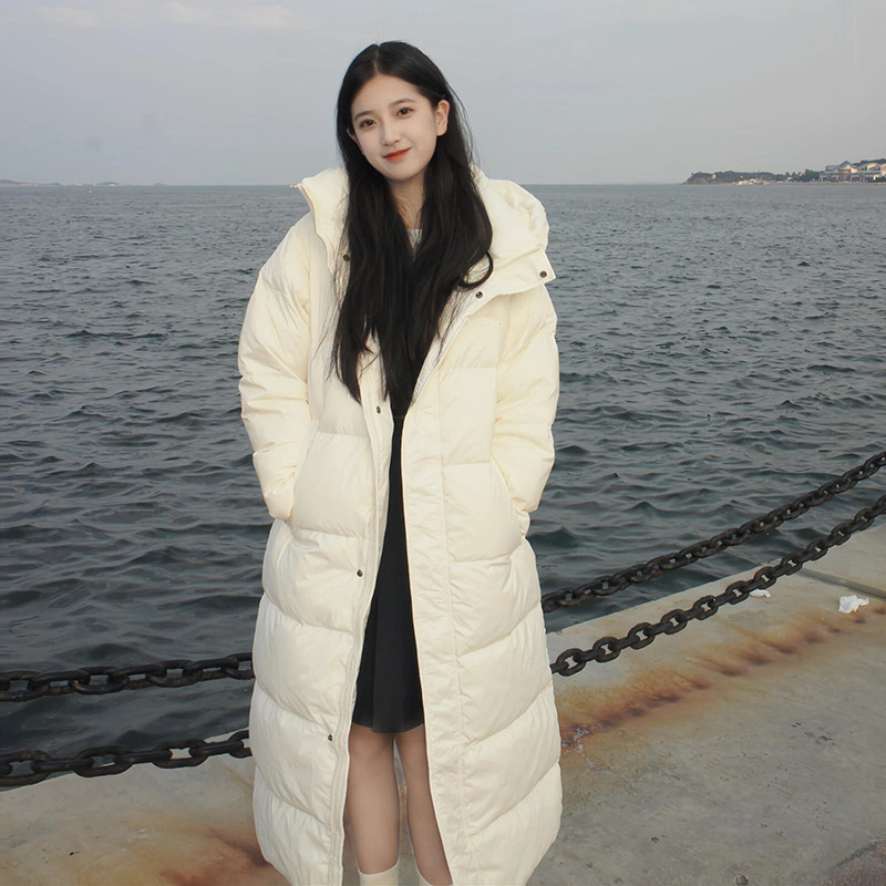 加厚长款羽绒棉服棉袄女2024秋冬季新款宽松韩版过膝显瘦保暖外套