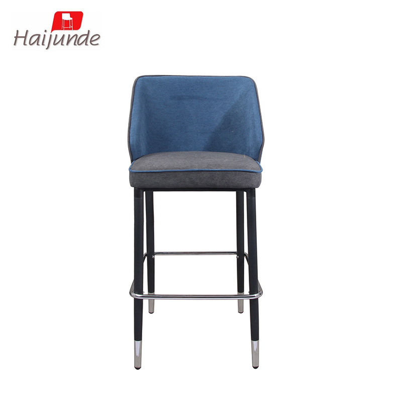 吧台椅现代简约家用靠背吧凳前台椅餐厅创意休闲铁艺酒吧高脚椅子