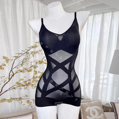 2025新款魔力弹簧连体塑身衣超薄透气文胸一体无痕美背收腹美体衣