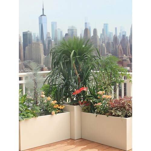 露台玻璃钢花箱户外庭院阳台室内外种植花盆花箱专用盆成品种植箱