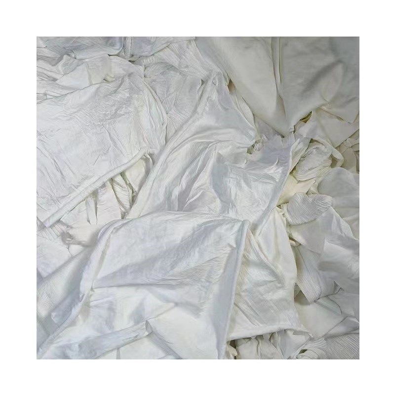 涤棉工业用e布擦机布碎布头白色吸油不掉毛耐磨一次性抹布工厂