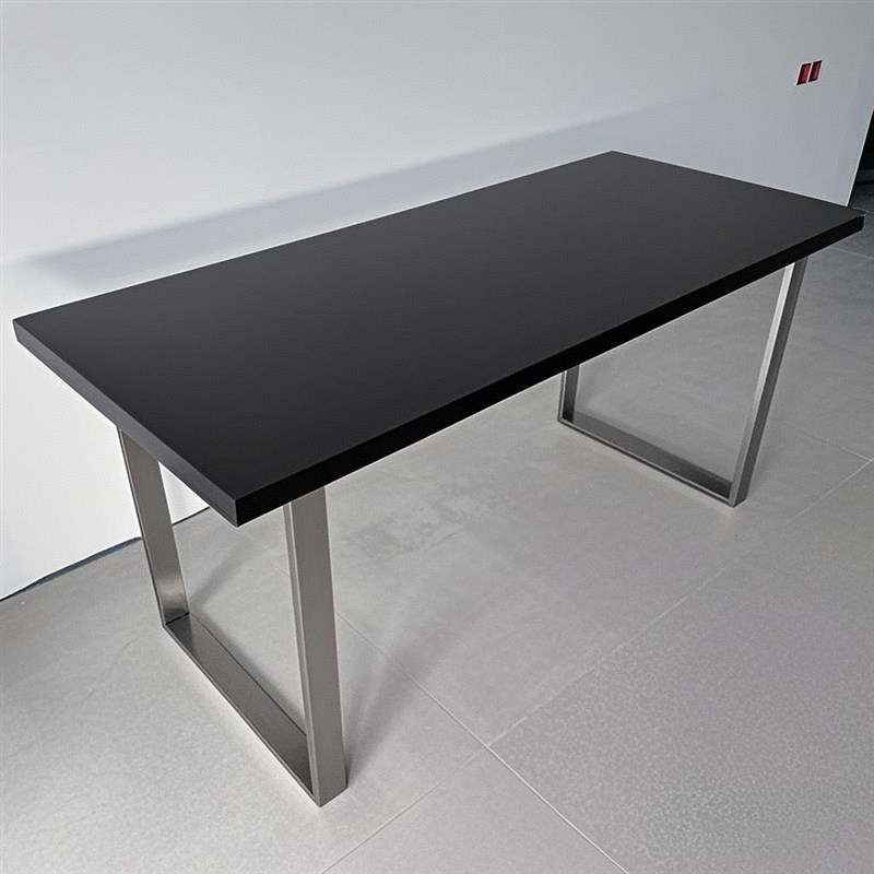 不锈钢桌腿大板支架桌子腿餐台脚支架口字K型吧台腿支撑腿书桌桌