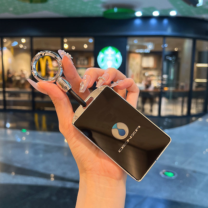 专用于腾势d9卡片钥匙套n7壳n8车NFC卡套高档保护遥控包扣男女