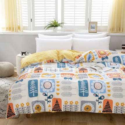 全棉被套单件纯棉180x220x240被罩200x230单双人1.5米1.8m春夏季