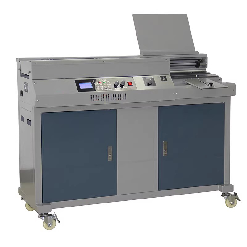 A4无线全自动胶装机50A胶订机热熔胶装订机glue binding machine