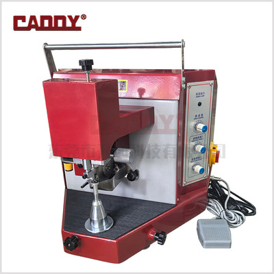 CADDY全自动送料单边油边机 粗轴油边涂边一体机 皮带/皮具边缘