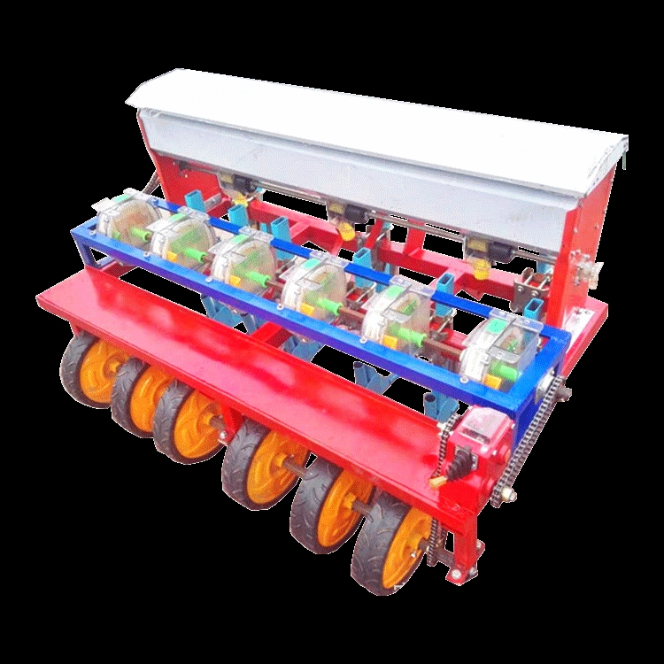 供应四轮车带花生播种机多行可定制种肥同施花生播种换总成1机2播