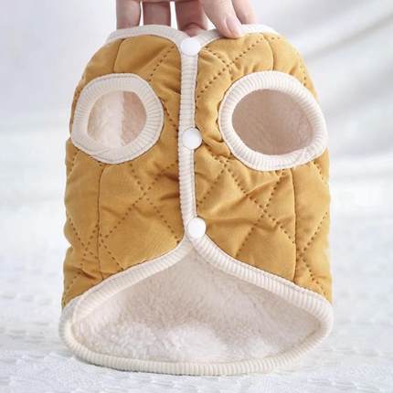 宠物狗泰迪专用冬天狗衣服2023新款冬季加厚棉袄冬装棉衣背心