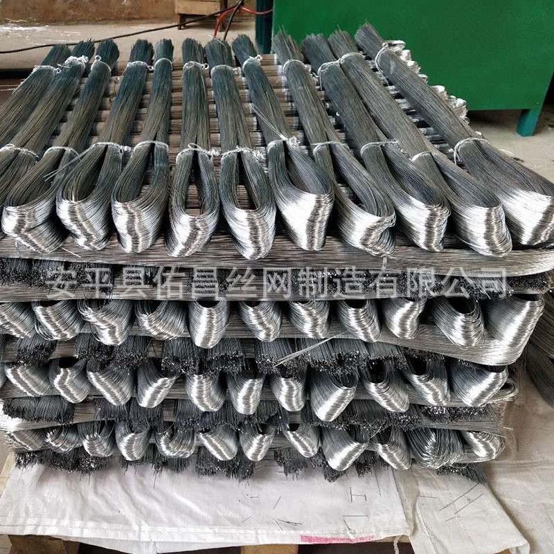 厂家生产U型捆扎丝 建筑工地短细切断丝镀锌丝 黑铁丝镀锌铁丝