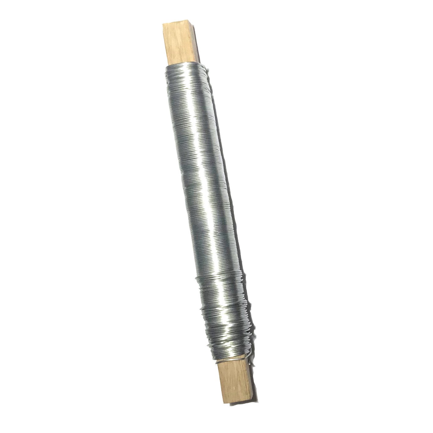 厂家现货0.7mm 35米银色木棒丝烤漆园艺丝工艺品绑扎丝家用放线丝