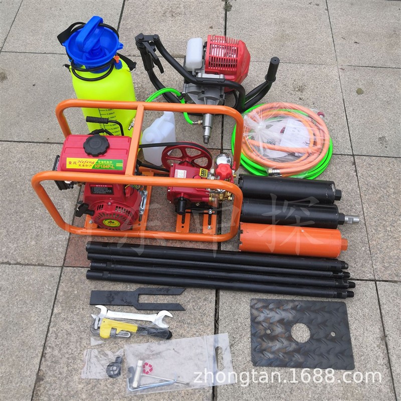 出售现货 单人背包岩心钻机 野外勘探钻孔机械 小型30取样机设备