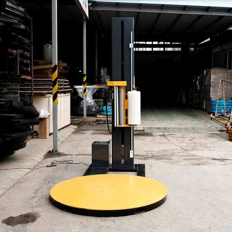 托盘缠绕机 TP2200F-L 欧姆龙电器配置 触摸屏面板 预拉伸缠膜机