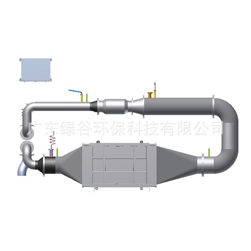 酒精厂沼气发电机脱硝 石油伴生气脱硝 8寸法兰接口SCR脱硝设备