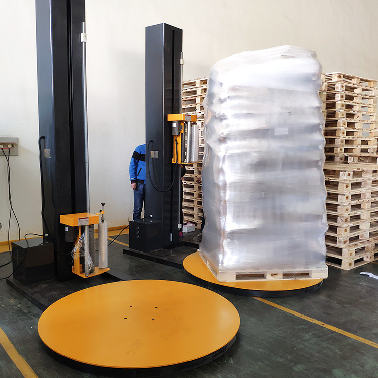 大宏全自动缠绕机 托盘缠绕机 缠绕膜包装机可加压顶装置支持定制