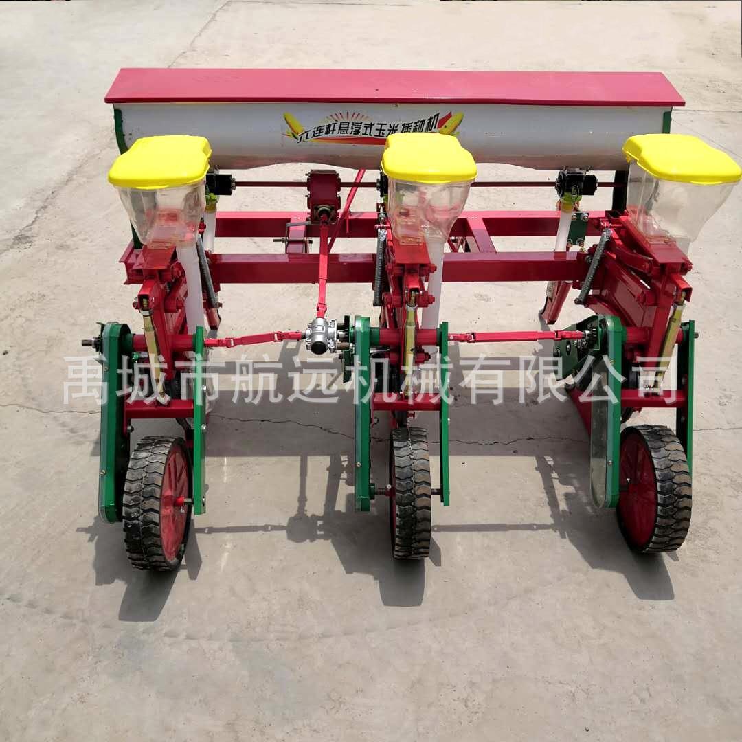 厂家黄豆黑豆精播机 新款6连杆悬浮式玉米大豆施肥播种一体机