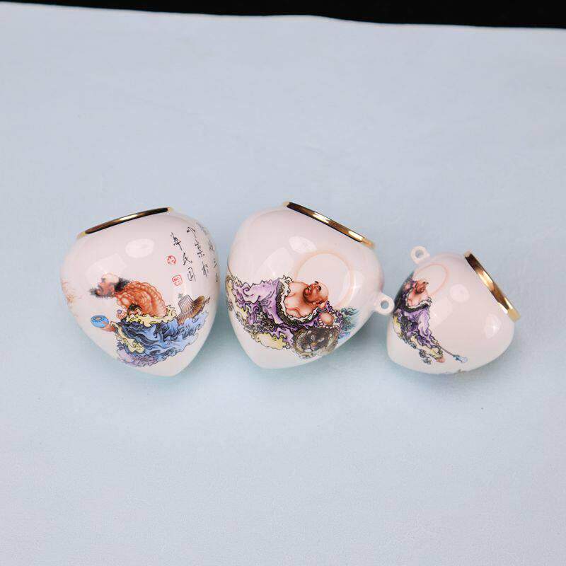 画眉鸟杯子瓷碗鸟碗鸟食罐高白鸡心金边罗汉画眉竹鸟笼鸟食杯贴花