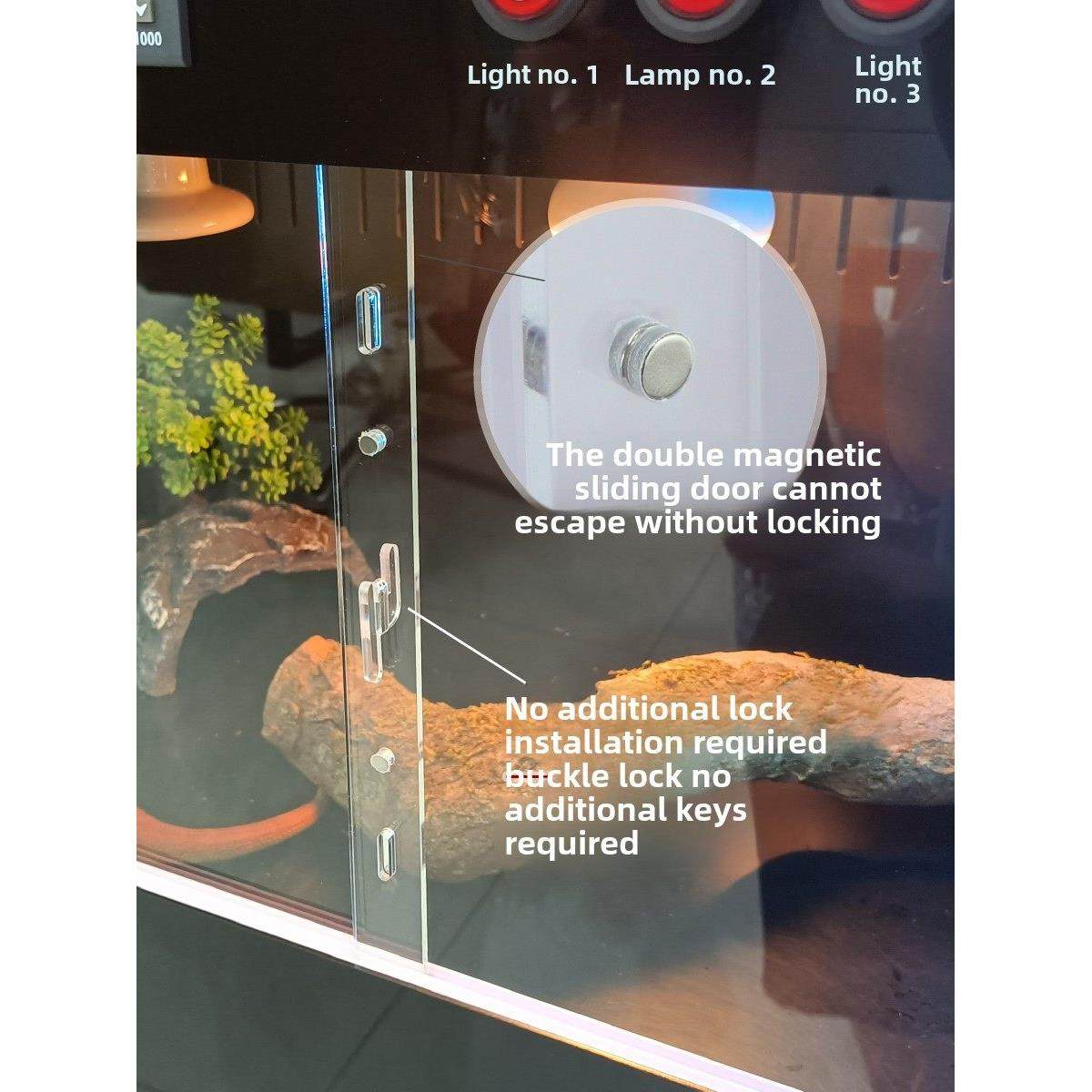 尺寸Pvc爬行动物宠物繁殖箱鬃狮蜥蜴乌龟恒温智能攀爬箱蓝舌蜥蜴,宠物/宠物食品及用品,爬宠缸/箱,淘宝优惠券,粉丝福利购,淘宝优惠卷