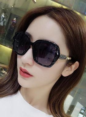 2025新款偏光墨镜女士圆脸大脸韩版时尚太阳镜高级感抗UV眼镜