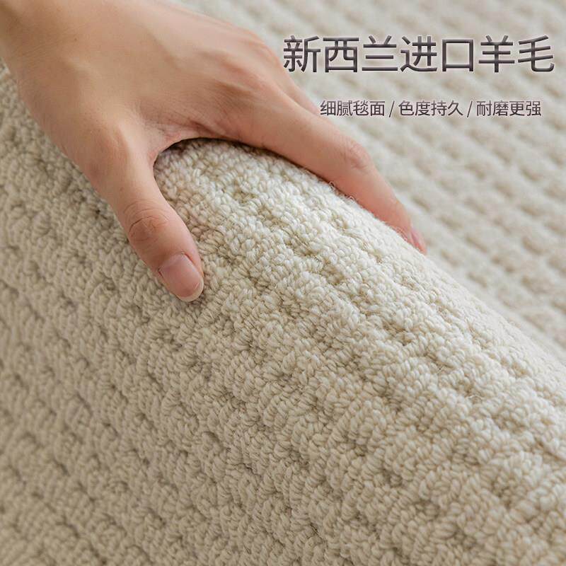 地毯客厅耐脏法式素色沙发茶几毯卧室床边毯轻奢高级感家用防滑