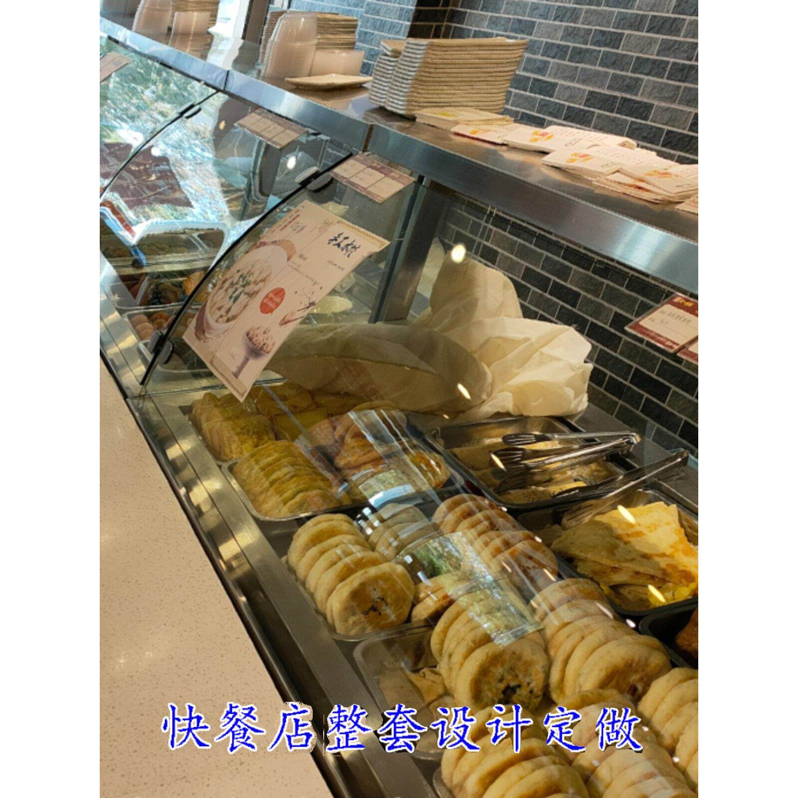 快餐店保温台加热商用快餐保温台台式快餐车自选快餐保温台智能