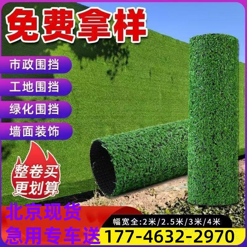 工地围挡草坪围墙仿真草皮足球场幼儿园铺垫工程绿化房顶隔热草坪