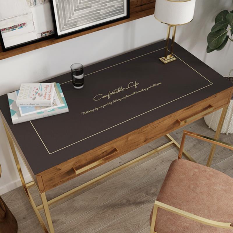 皮革书桌垫写字台桌垫办公室学生学习pvc桌布ins可裁剪电脑桌面垫