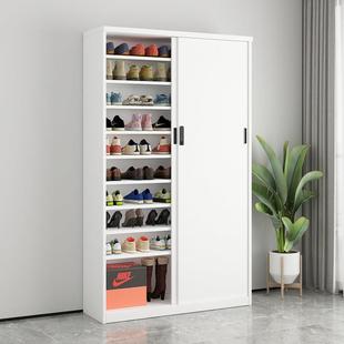 简约户外阳台鞋柜防晒家用门口入户大容量推拉门室外密码锁收纳柜