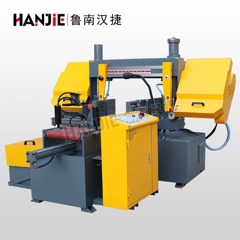 金属带锯床厂家直发GZK4235转角度带锯床不锈钢金属切割带锯机