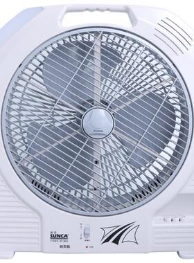 SUNCA新佳14寸台式充电户外大风力风扇便携式学生宿舍电风扇