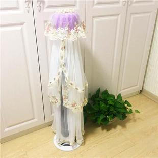 新品 电风扇罩子定制 蕾丝布艺塔扇通用防尘全包塔式 落地扇家用立式