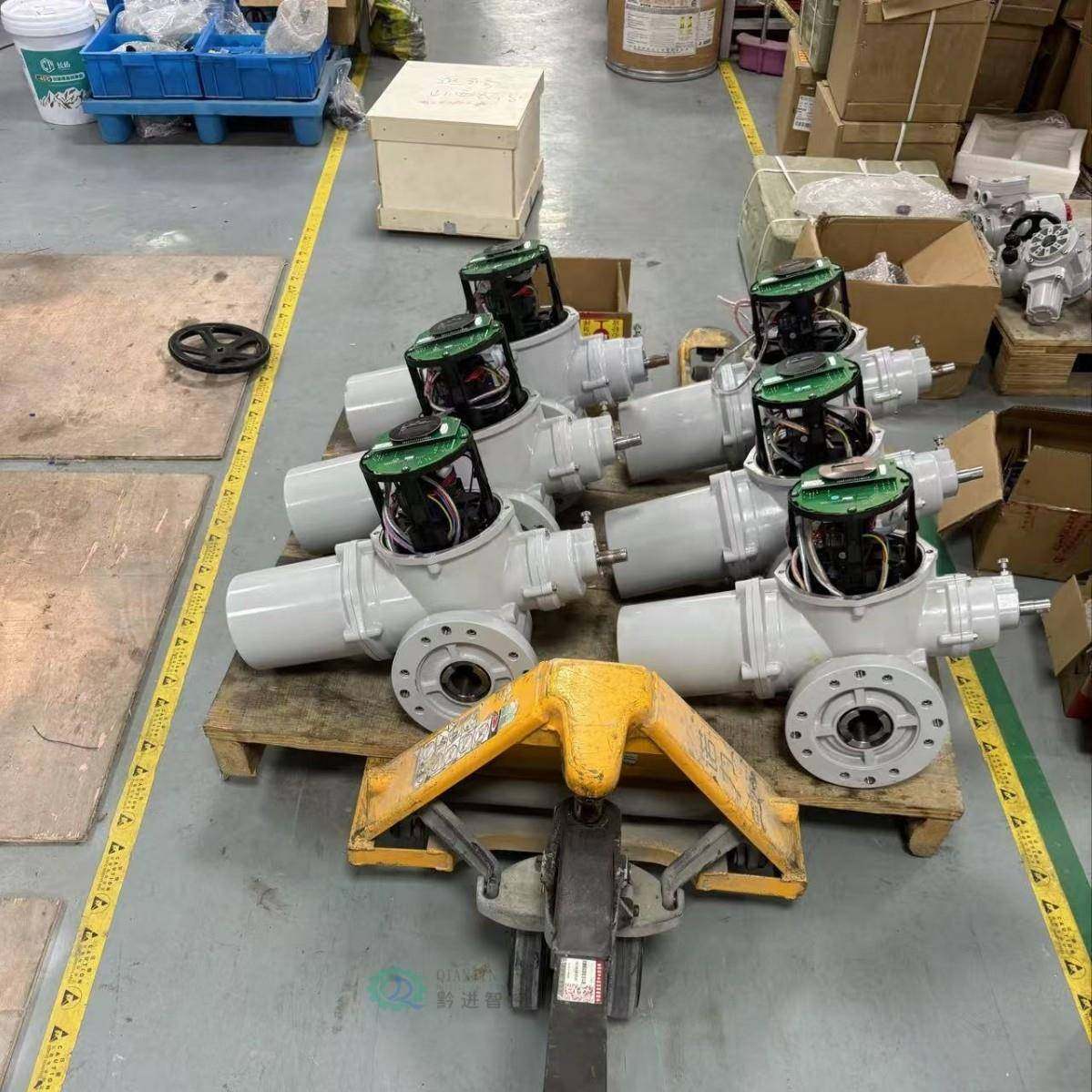 450N.m四重控制防爆执行器DZW45手动/就地/远程/PLC80V防水IP67