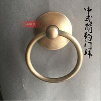 仿古純銅門環(huán)/簡潔式銅環(huán)把手/仿古純銅拉手/新中式門窗拉手